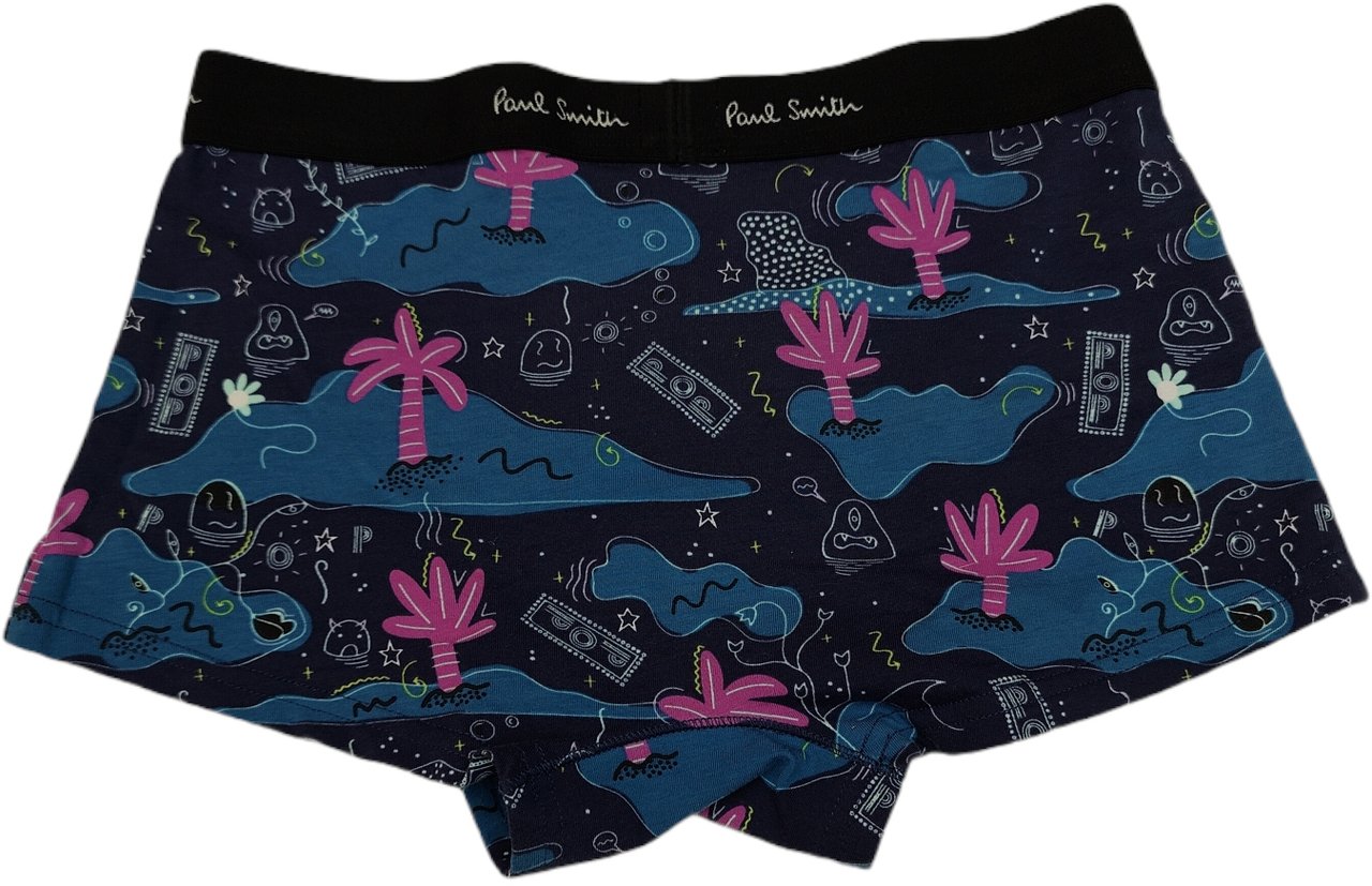Paul Smith Boxer palmiers îles imprimés navy rose Paul Smith Homme Divers