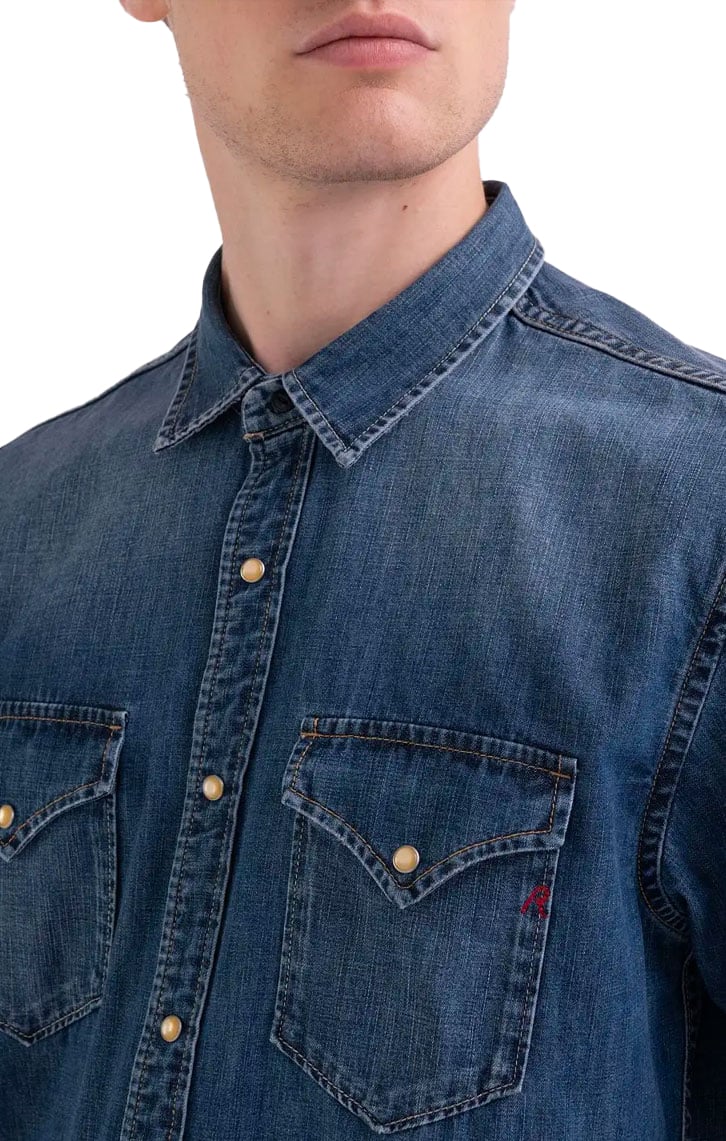 Replay Replay Camicia Blauw