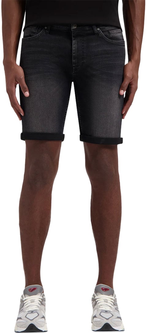 Purewhite Purewhite Regular Fit Denim Short The Miles Grijs