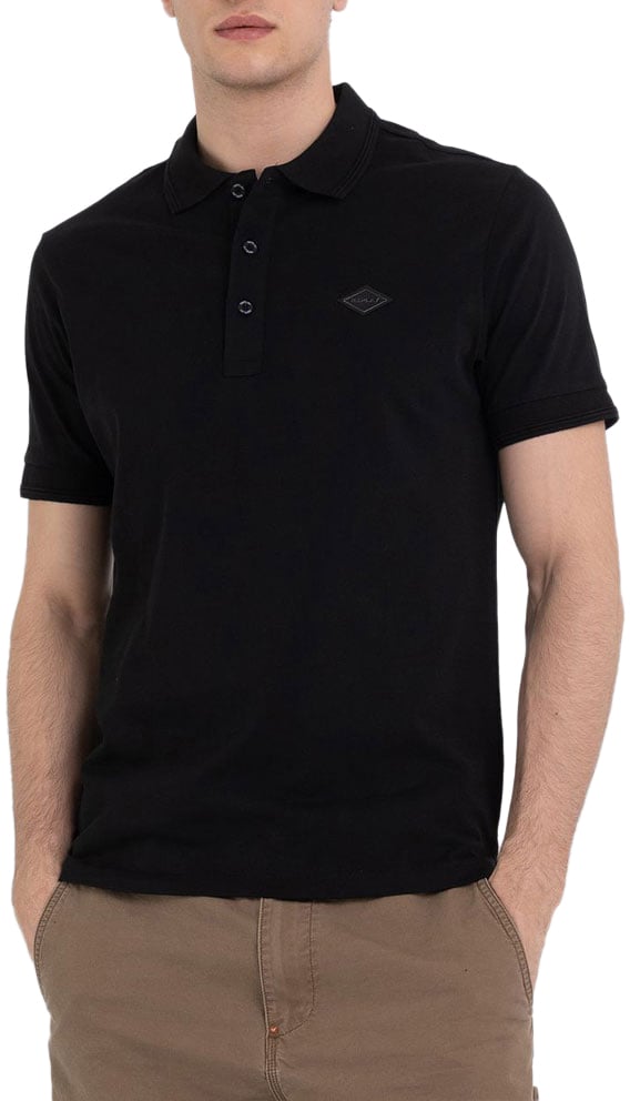 Replay Replay Polo Zwart