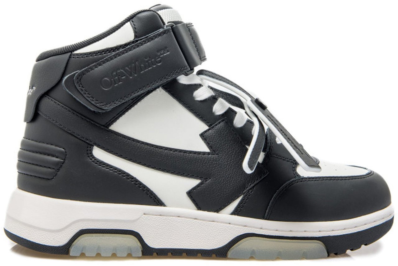 OFF-WHITE Off White Out Of Office Mid Top Sneakers Zwart