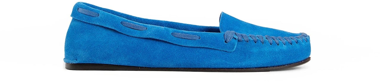 The Row The Row Mabel Leather Loafers Blauw