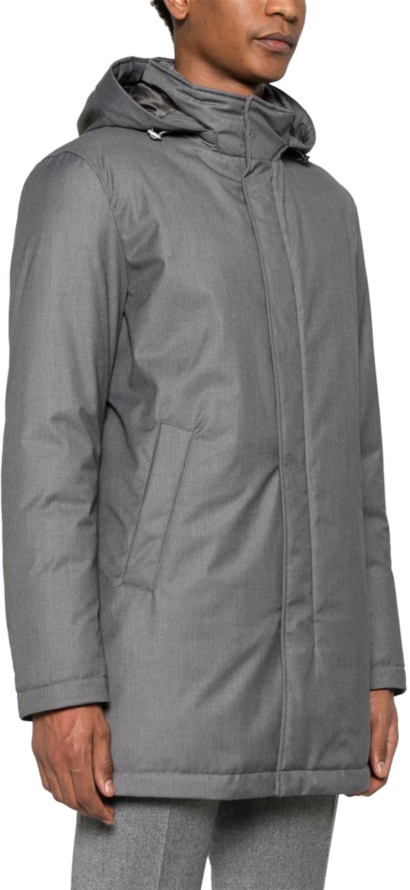 Herno Elegant Hooded Jacket Divers