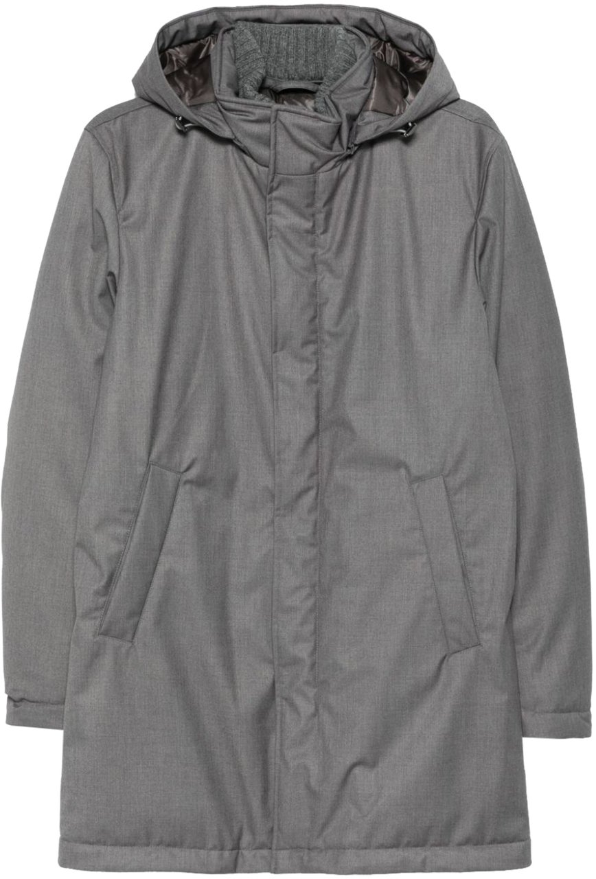 Herno Elegant Hooded Jacket Divers