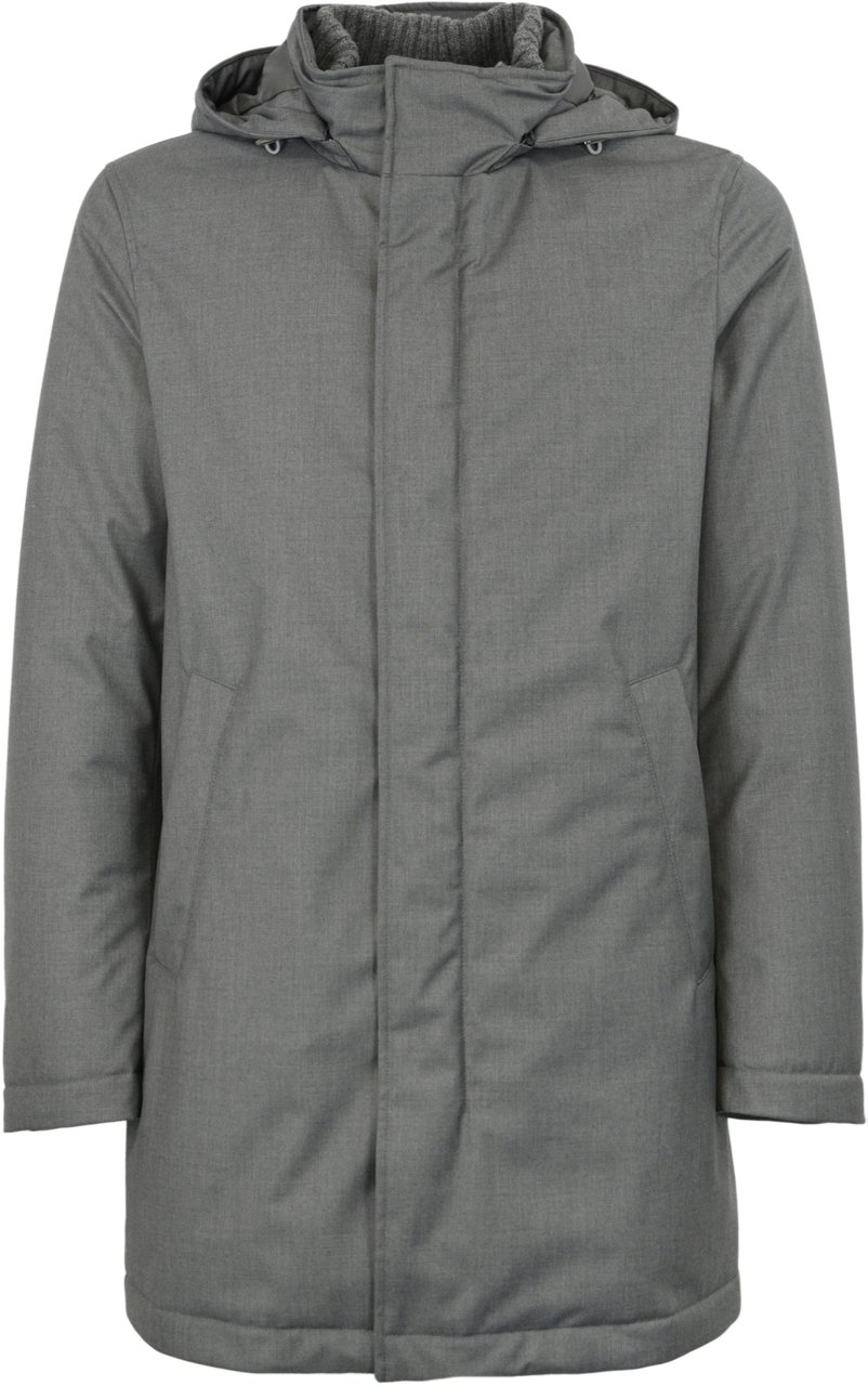 Herno Elegant Hooded Jacket Divers