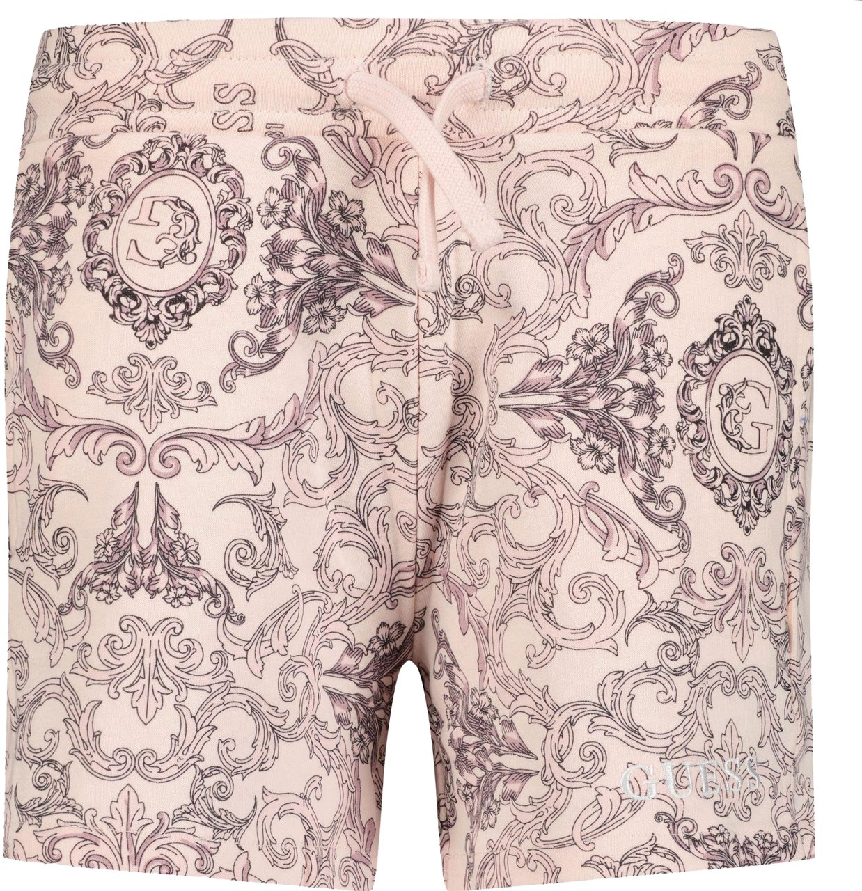 Guess Guess Kinder Meisjes Shorts In Zalm Roze