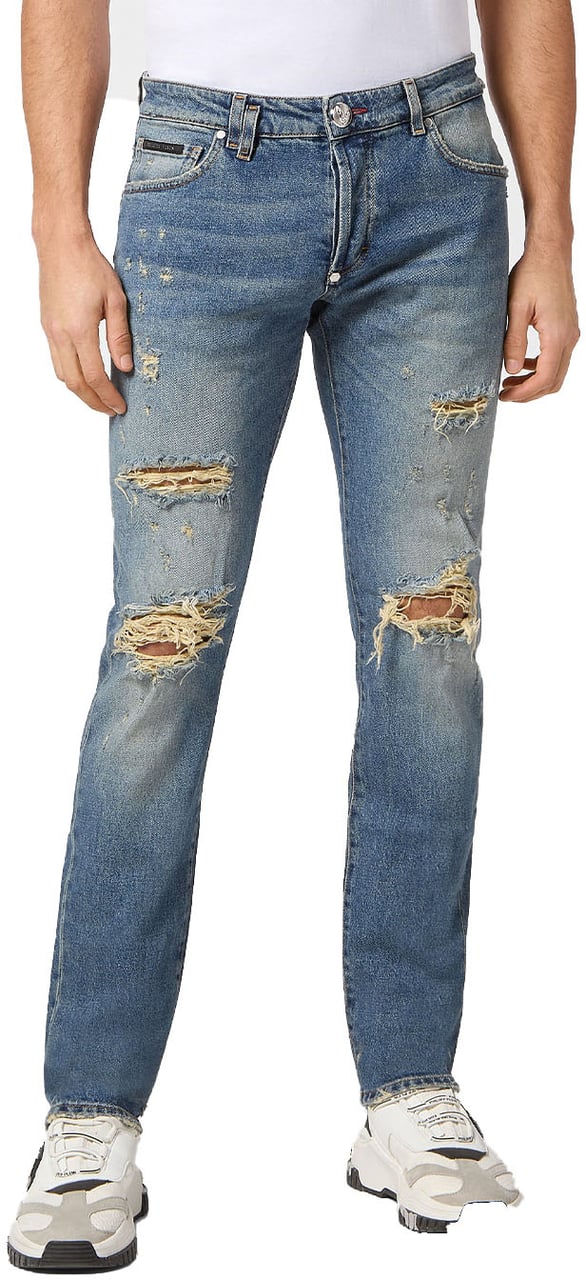 Philipp Plein Jeans Blue Blauw