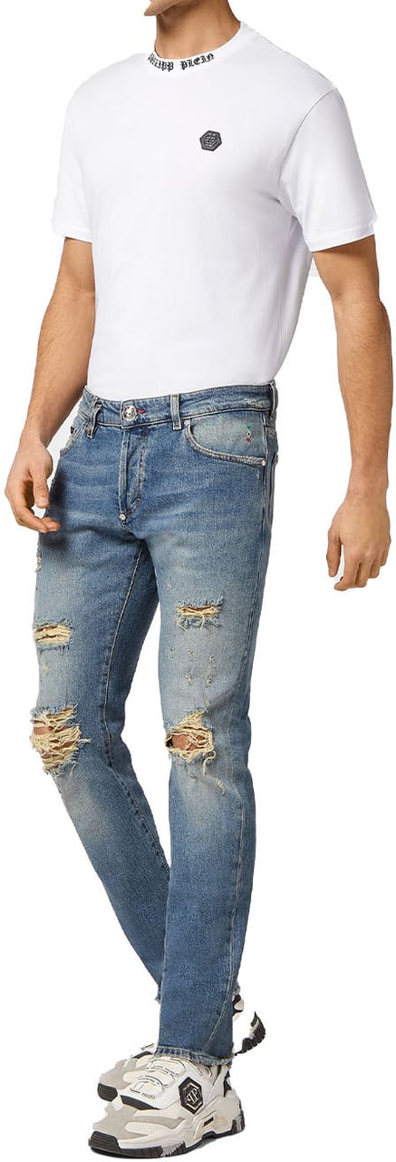 Philipp Plein Jeans Blue Blauw