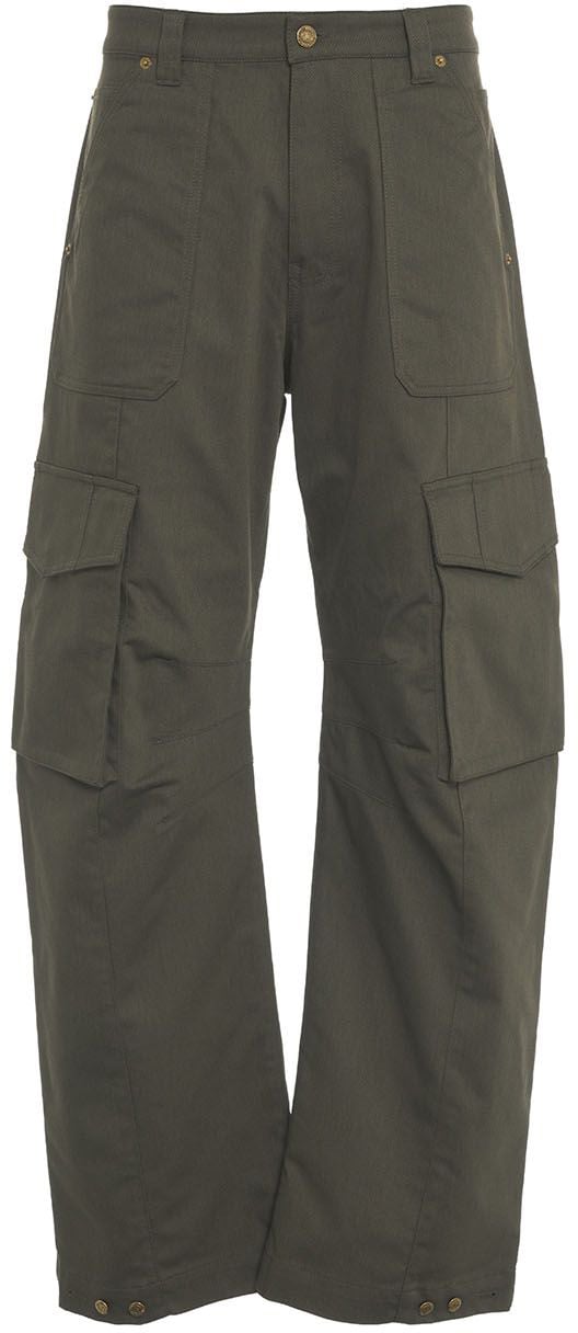 Golden Goose Wide leg cargo pants Groen