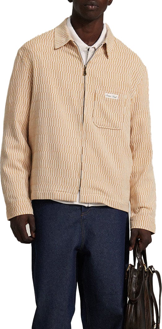 Bram's Fruit Teacloth Overshirt Beige