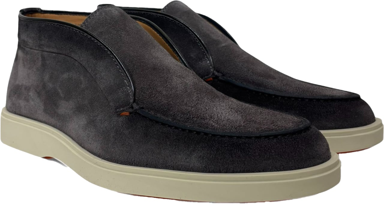Santoni Instapper hoog grijs Grijs