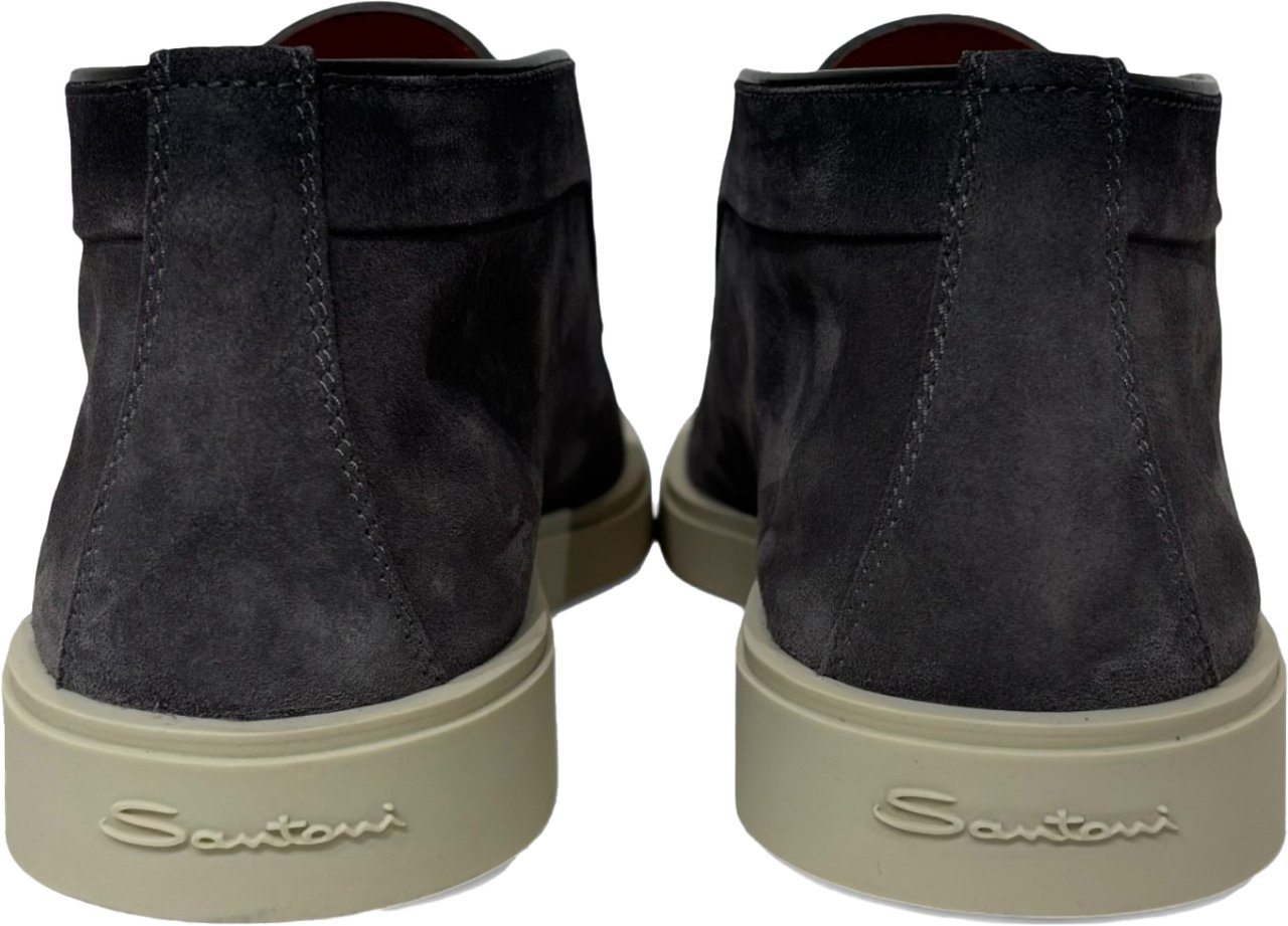 Santoni Instapper hoog grijs Grijs