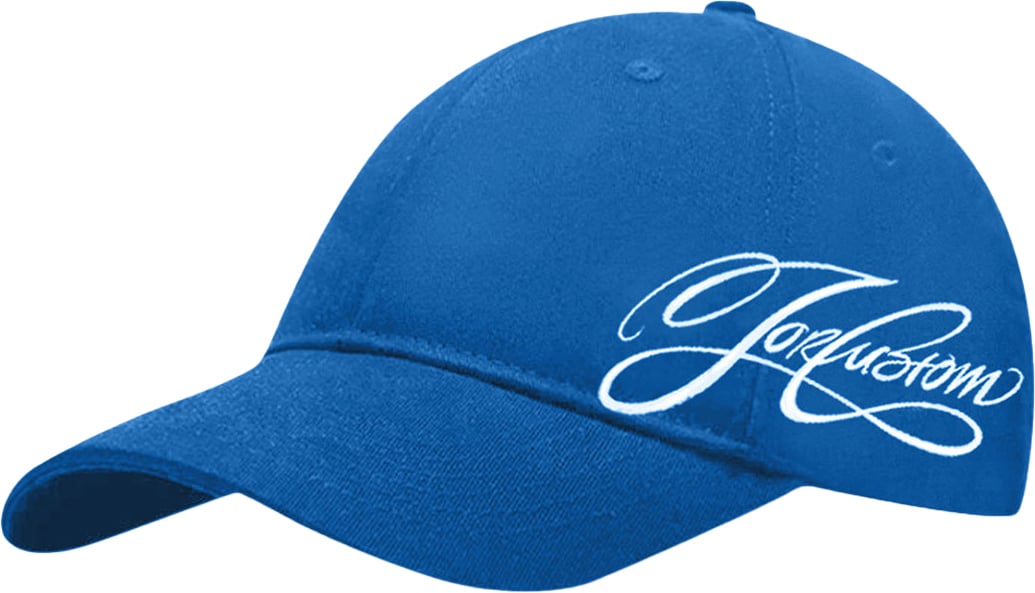 JORCUSTOM Signature Cap Cobalt Blauw