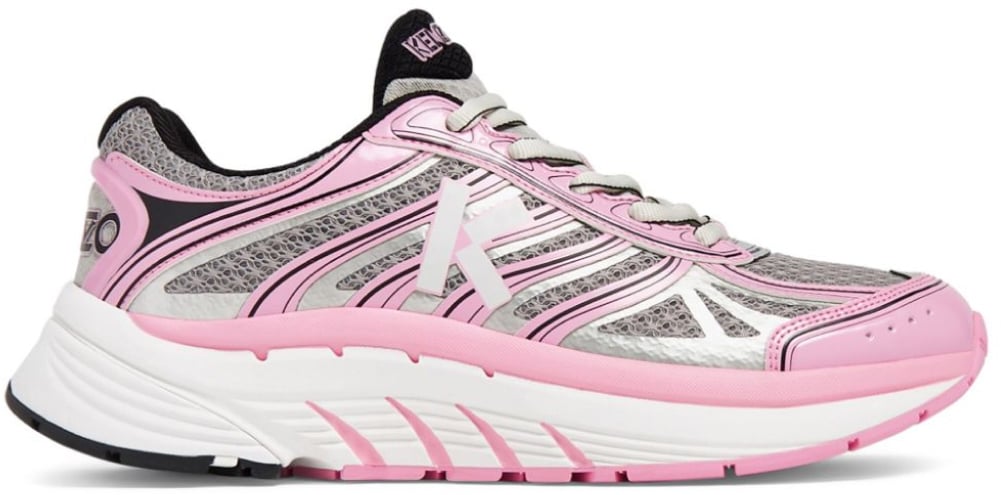 Kenzo Pace Tech Runner Logo Sneakers Roze