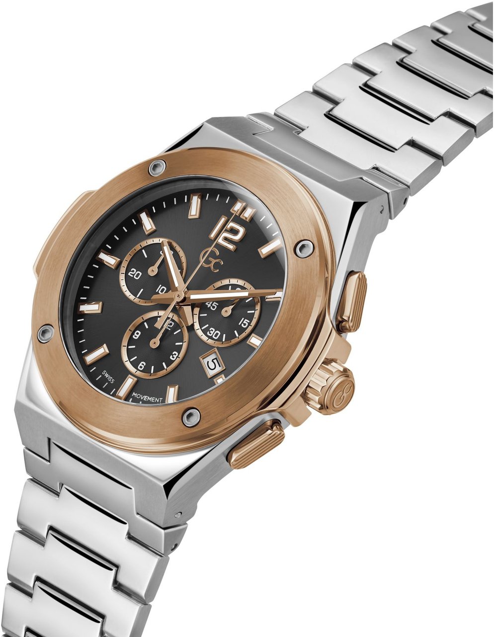 Guess Gc Z33002G2MF Idol horloge Zwart