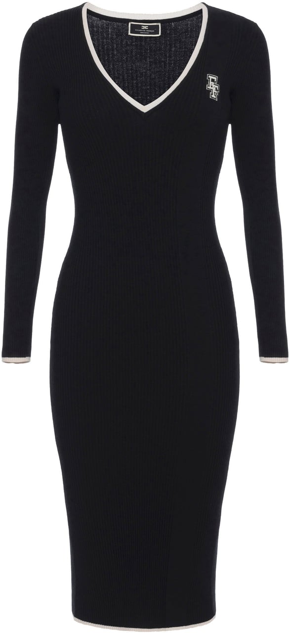 Elisabetta Franchi Dresses Neroburro Zwart