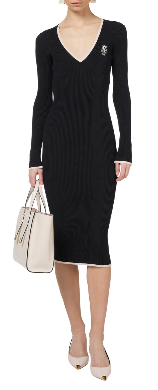 Elisabetta Franchi Dresses Neroburro Zwart