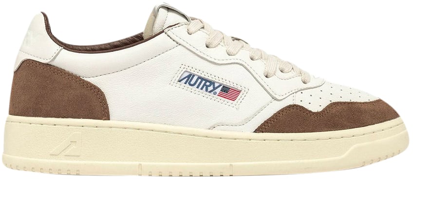 Autry Sneakers Goatsuede Whtcigar Wit
