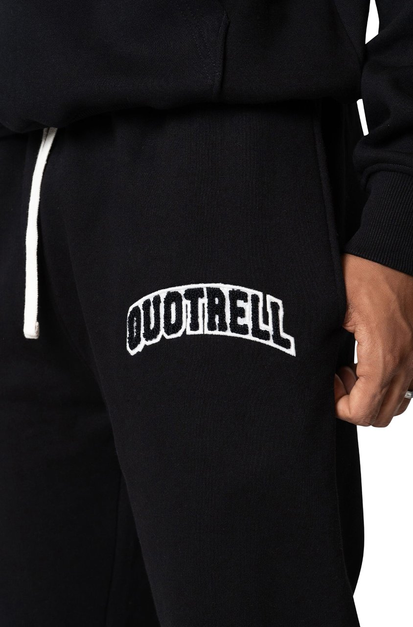 Quotrell University Set - Loose Fit | Black/white Zwart
