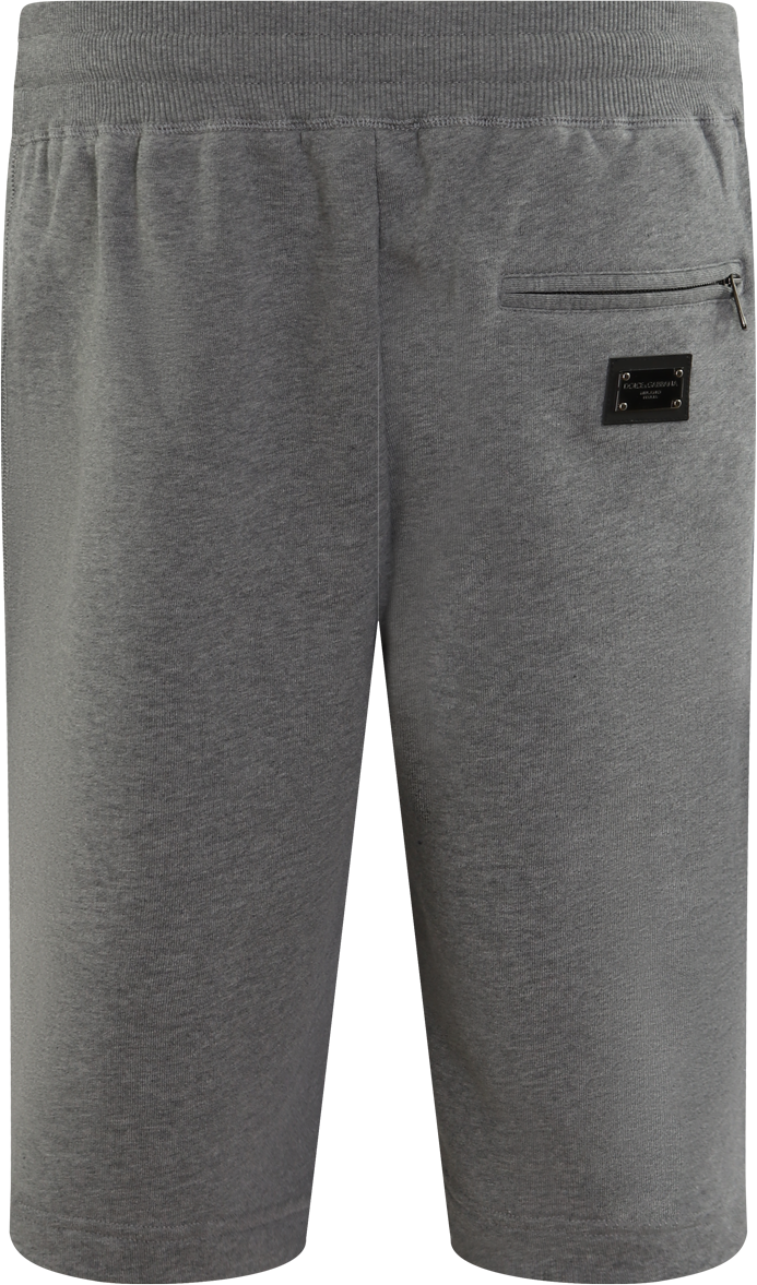 Dolce & Gabbana Heren Jersey jogging shorts Grijs