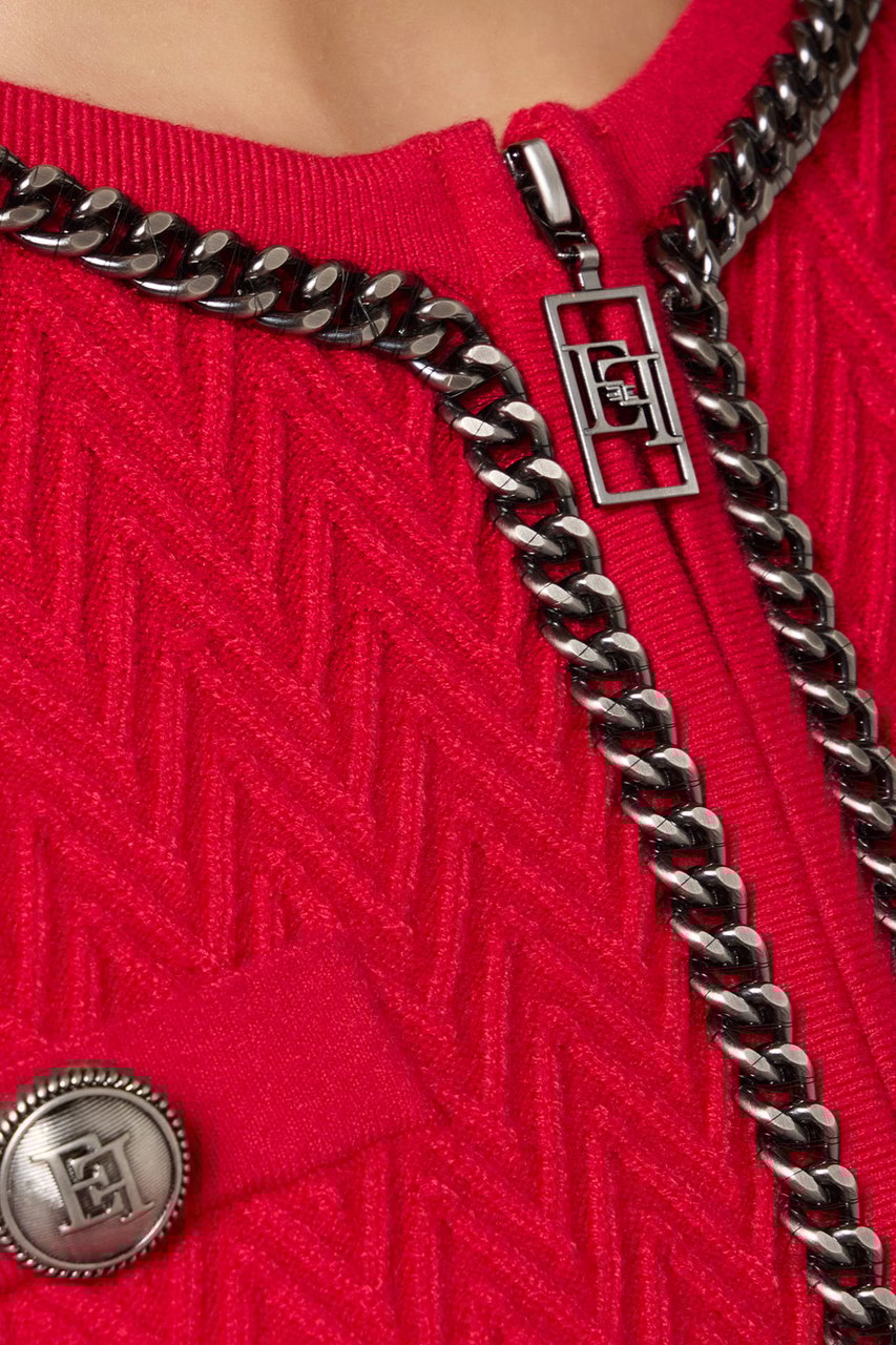Elisabetta Franchi Sweaters Red Rood