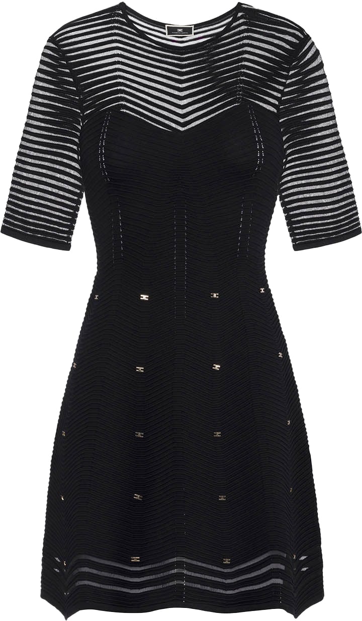 Elisabetta Franchi Dresses Black Zwart