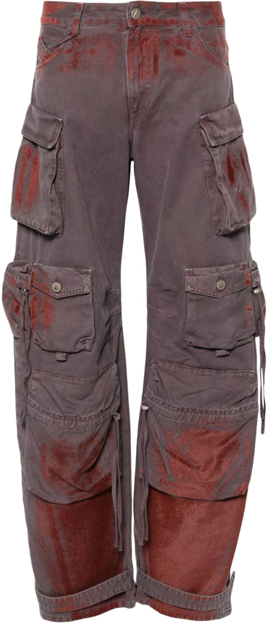 The Attico Jeans Red Rood