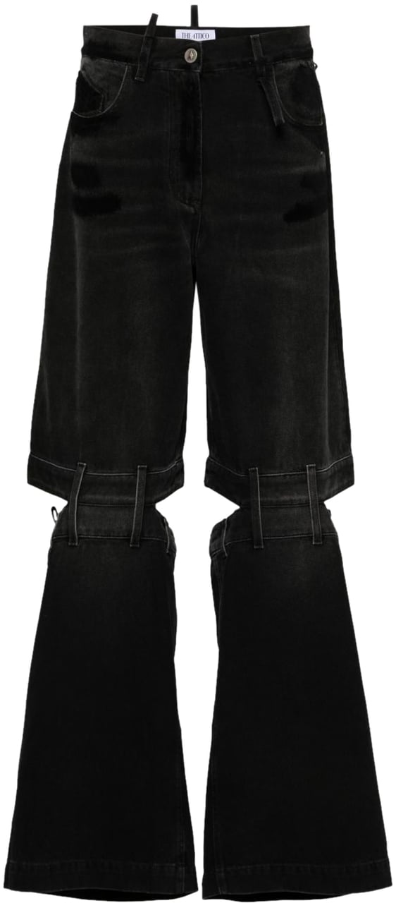 The Attico Jeans Black Zwart