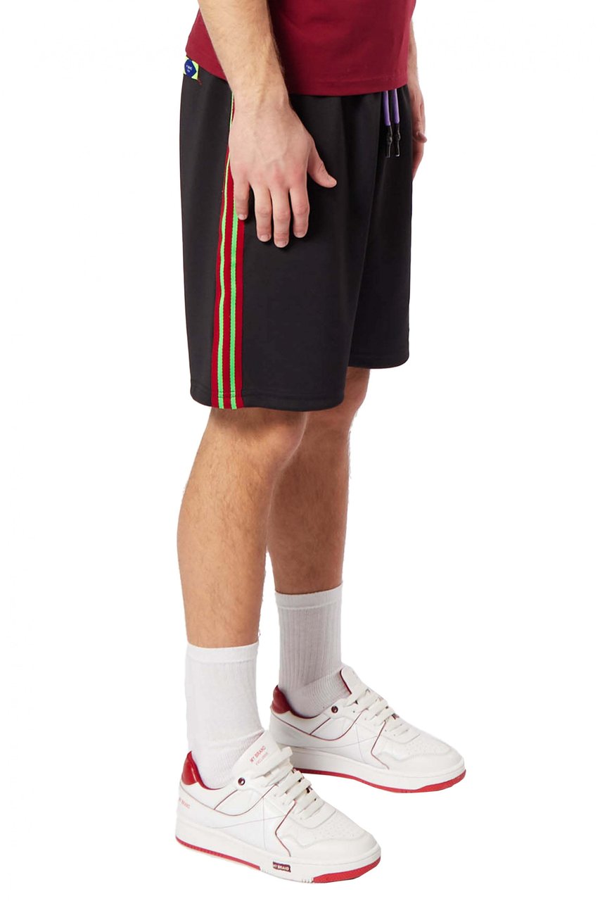 My Brand MB GREEN TAPING SHORT | BLACK Zwart