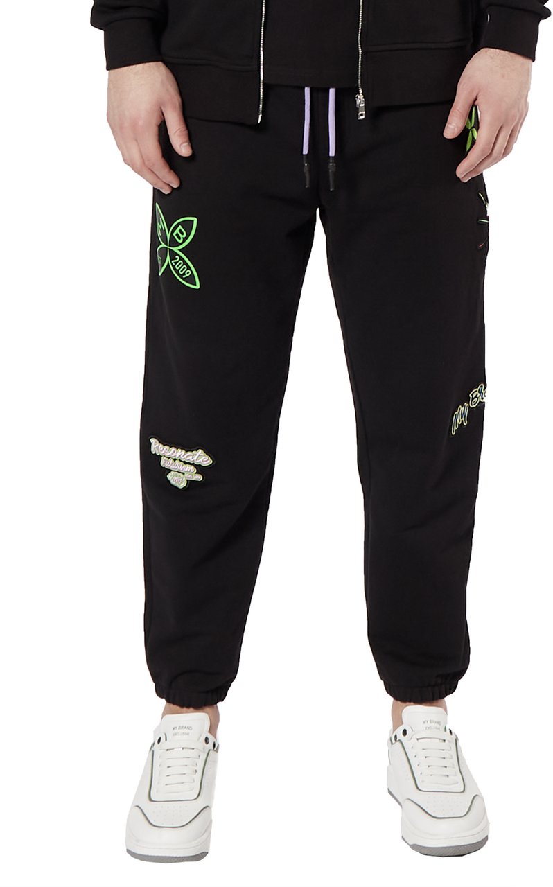 My Brand MB FUNKY PATCHES JOGGING | BLACK Zwart