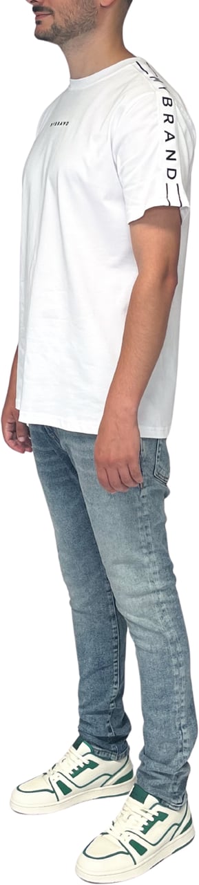 My Brand MB TAPING SHIRT WHITE BLACK | WHITE Wit