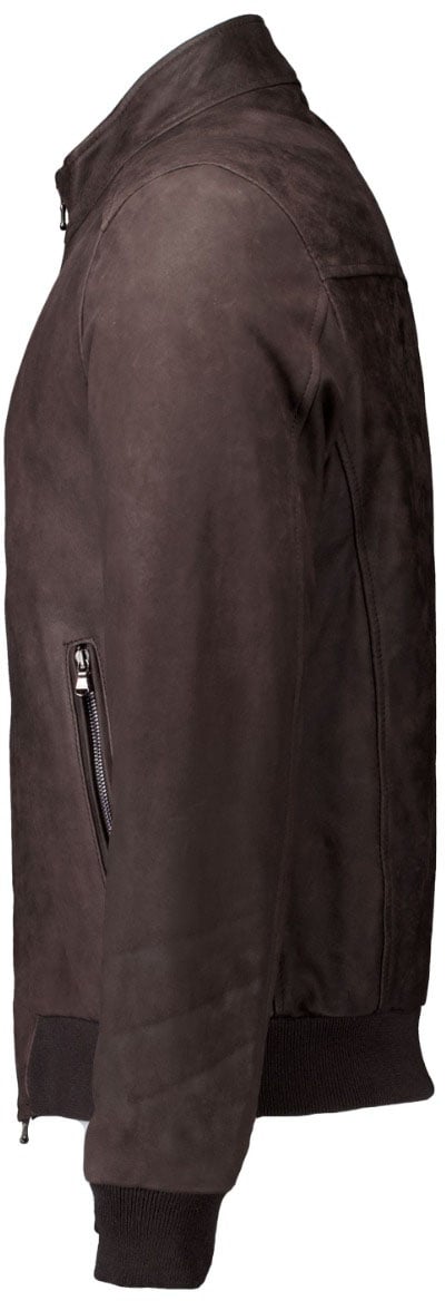 Barba Napoli Barba Napoli 43710 Leren Jassen Donkerbruin Dakota Bruin