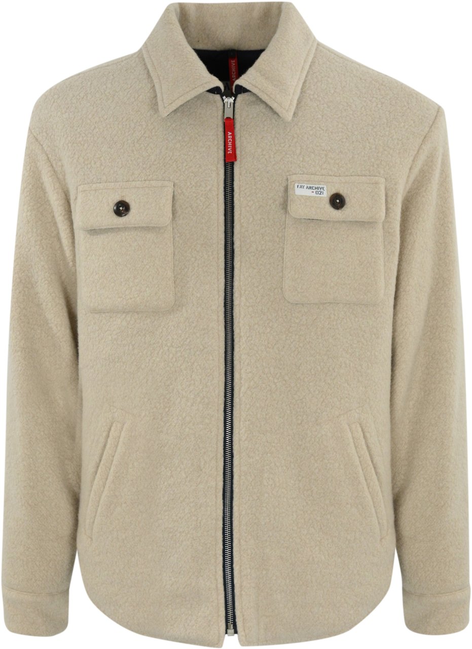 Fay Jackets White Wit