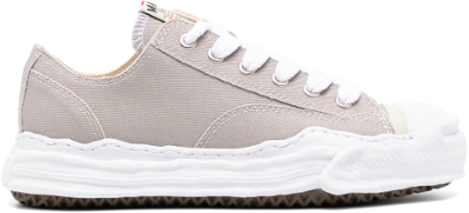 Maison Mihara Yasuhiro Hank Low Original Sole Canvas Low Top Sneaker Gray Grijs