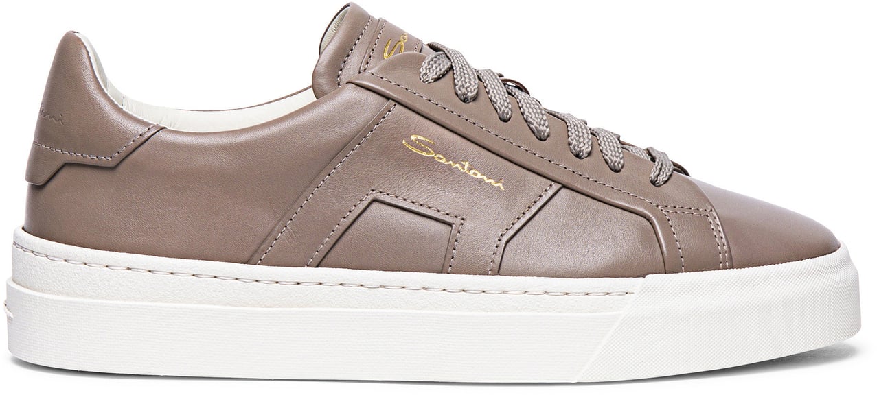 Santoni Women’s leather sneaker Wit