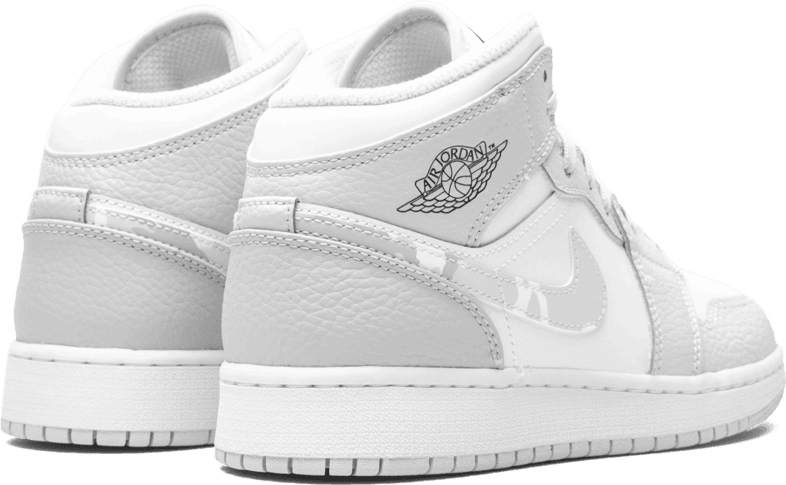 Nike Jordan 1 Mid SE Swoosh Logo Grey Camo Divers