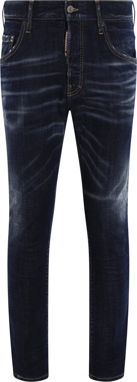 Dsquared2 Heren Pants 5 Pockets Blauw Blauw