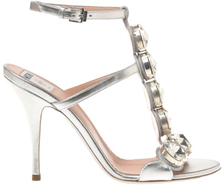 Moschino Sandals Silver Zilver