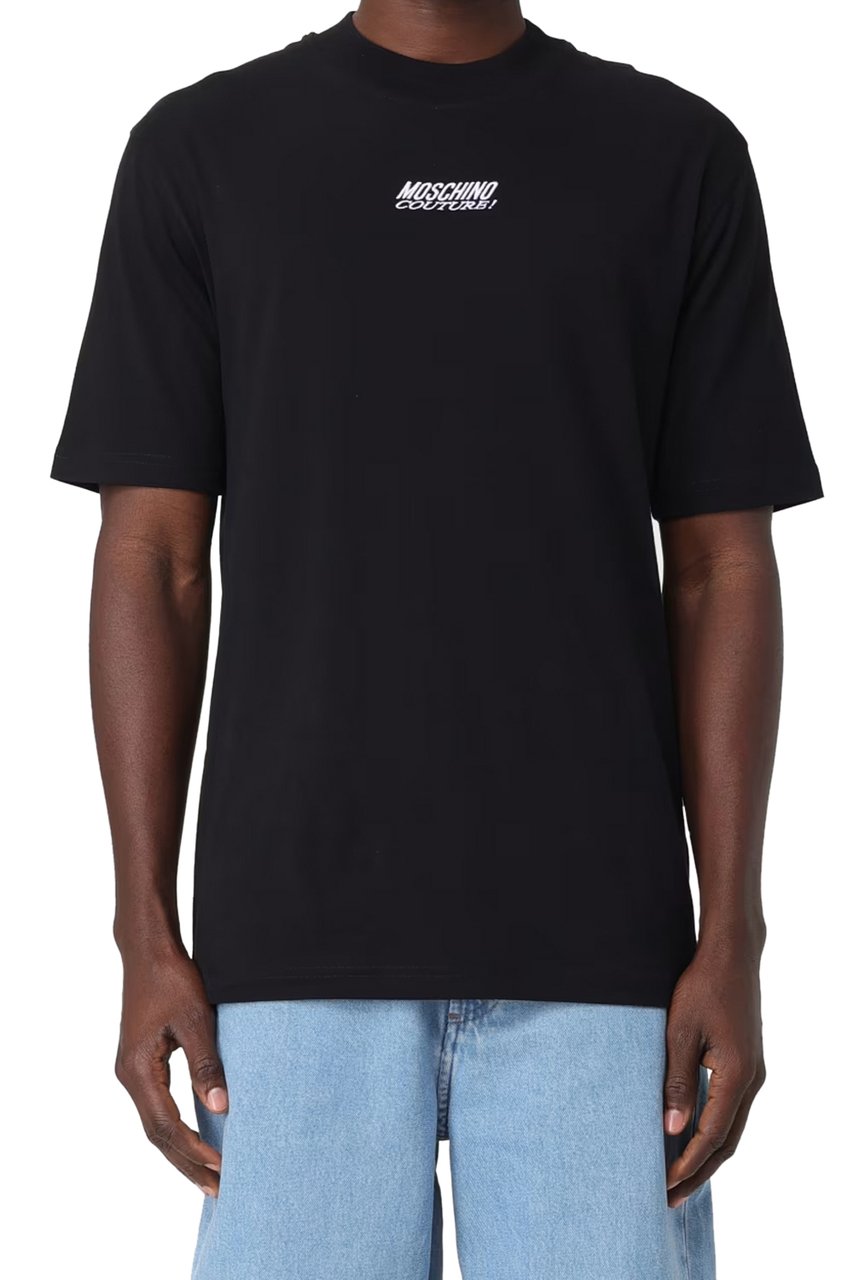 Moschino T-Shirts And Polos Black Zwart