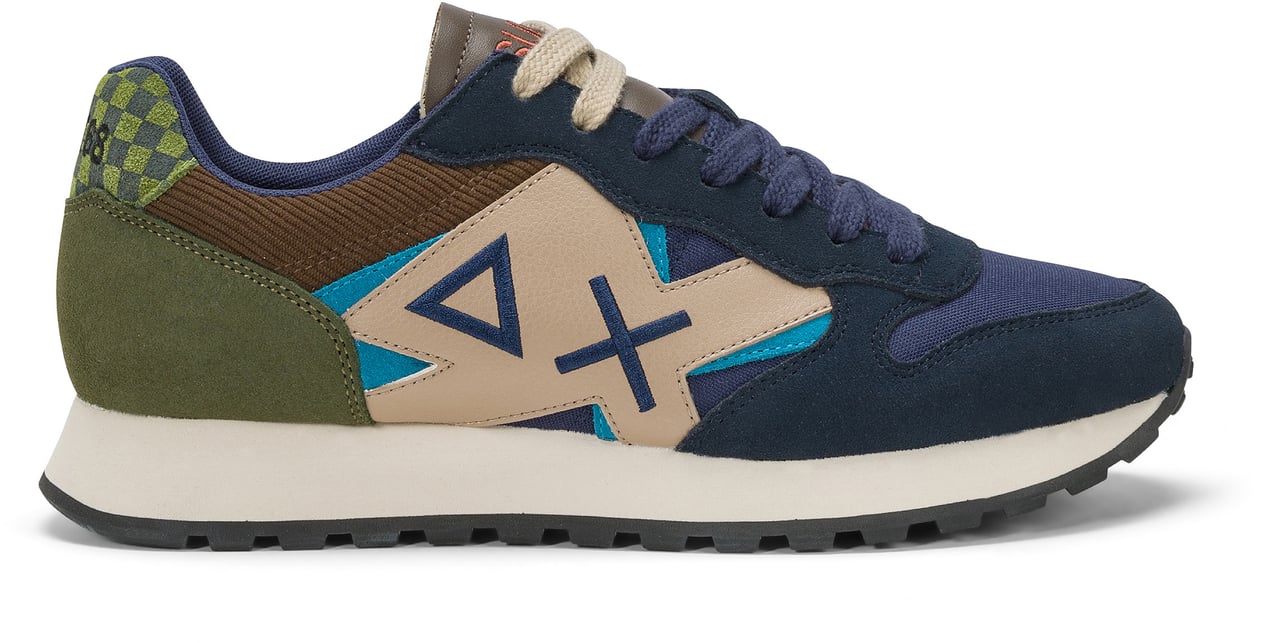 SUN68 Sneakers Blue Blauw