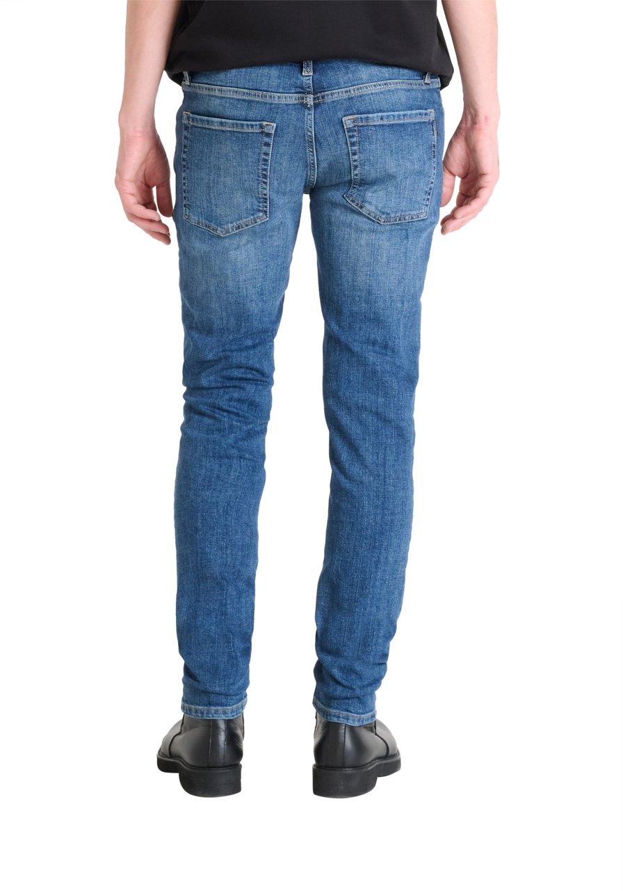 Antony Morato JEANS OZZY TAPERED FIT IN STRETCH BLUE DENIM ICONIC LOOK Blauw