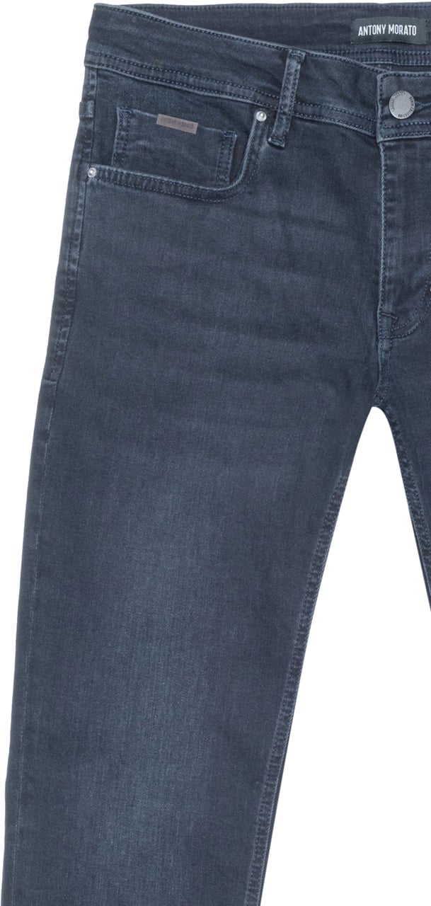 Antony Morato JEANS OZZY TAPERED FIT IN STRETCH BLUE DENIM ICONIC LOOK Blauw