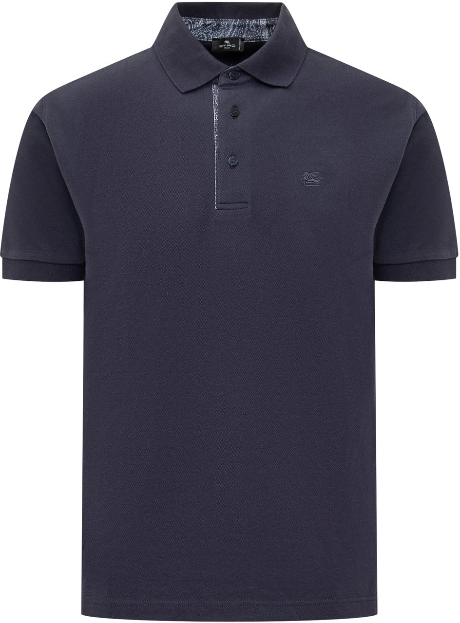 Etro Etro T-shirts and Polos Blue Blauw