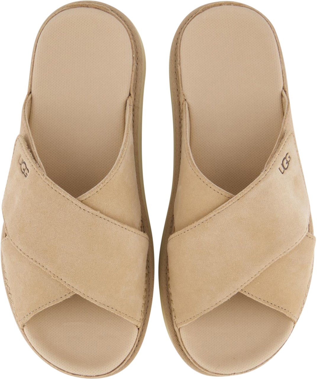 UGG Dames Goldenstar Cross Slide Driftwo Beige