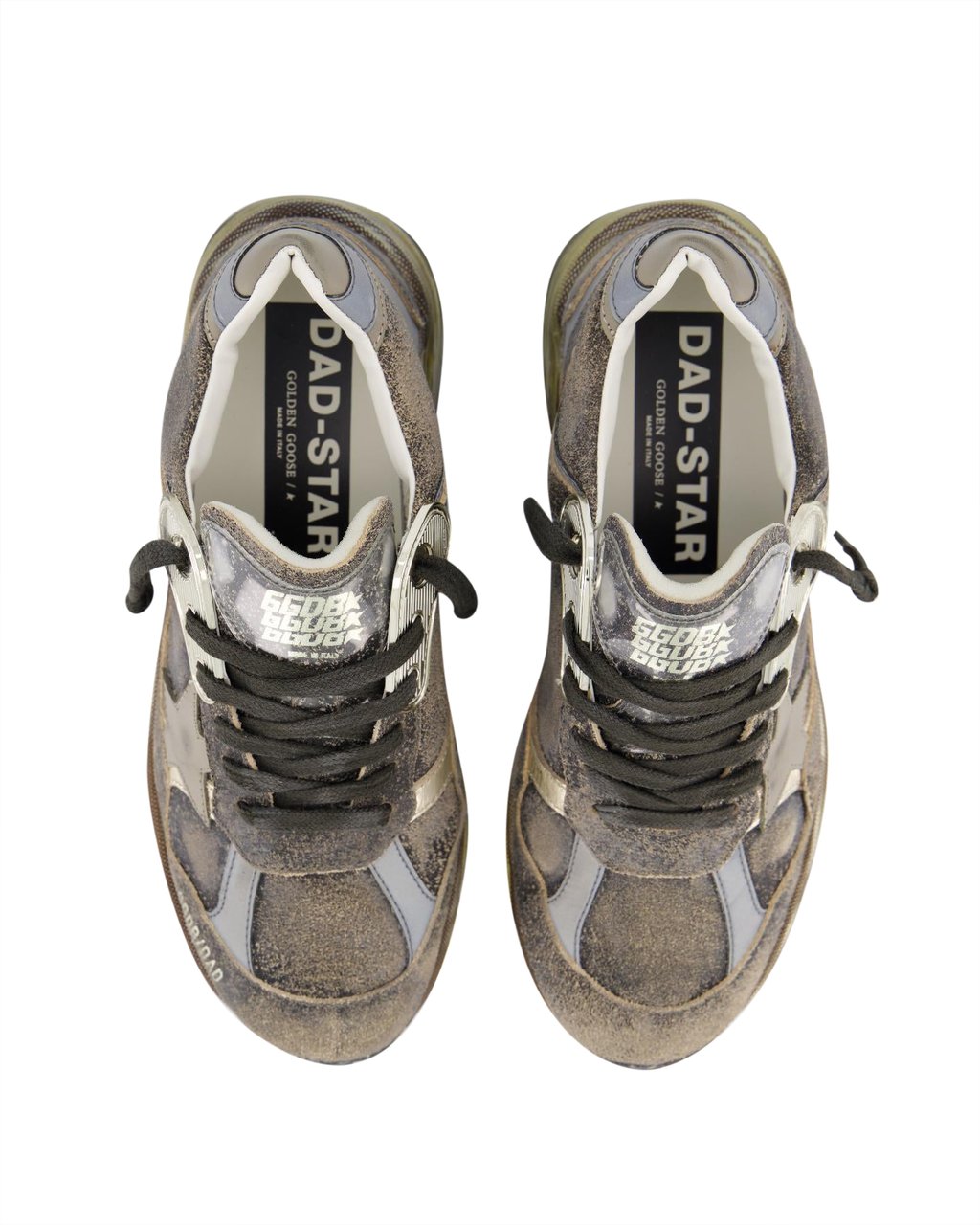 Golden Goose Dames Running Dad Sneaker Grijs Grijs