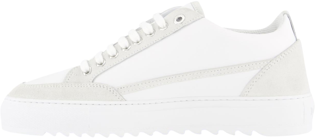 Mason Garments Heren Tia Miscela Sneaker Wit Wit