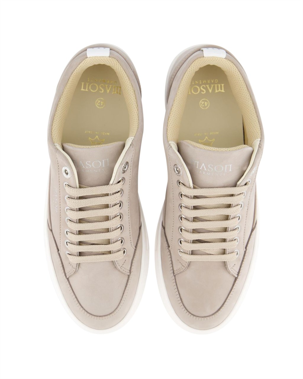 Mason Garments Heren Tia Originale Sneaker Beige Beige
