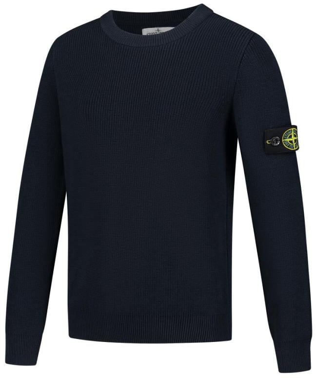 Stone Island Junior Crew Neck Blauw