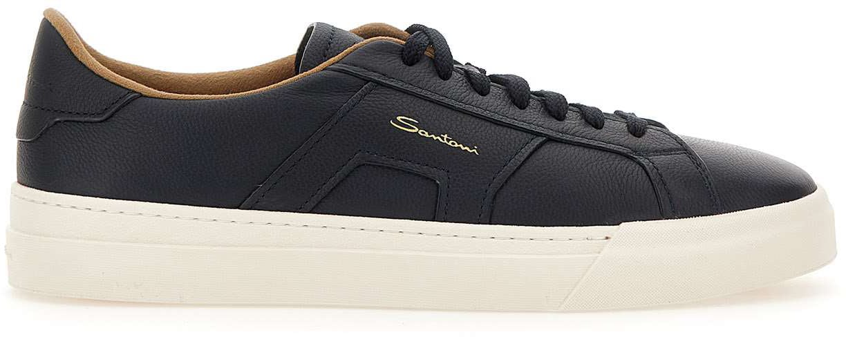 Santoni Sneakers Blue Blauw