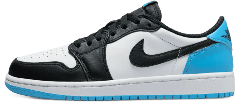 Nike Air Jordan 1 Low Black Dark Powder Blue (W) Divers